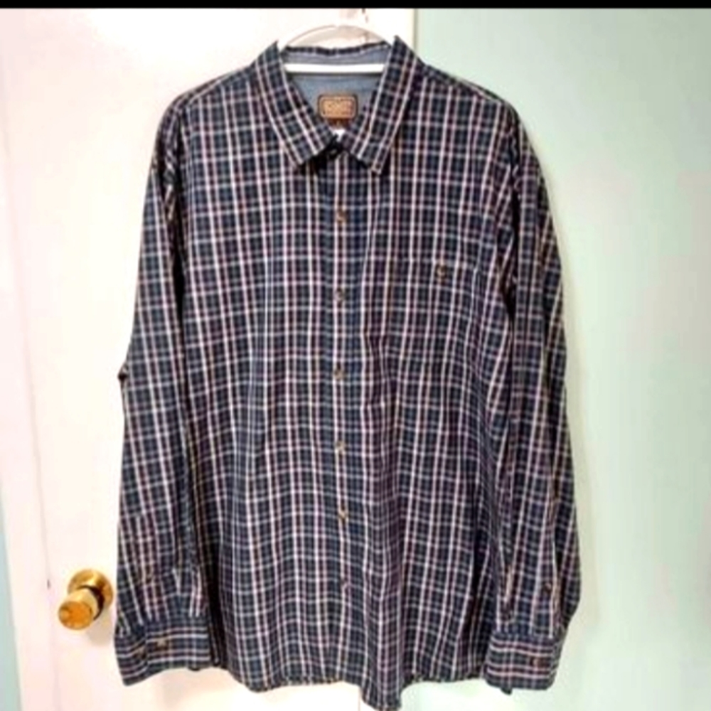 C.E. Schmidt Workwear plaid button front shirt- size 2X